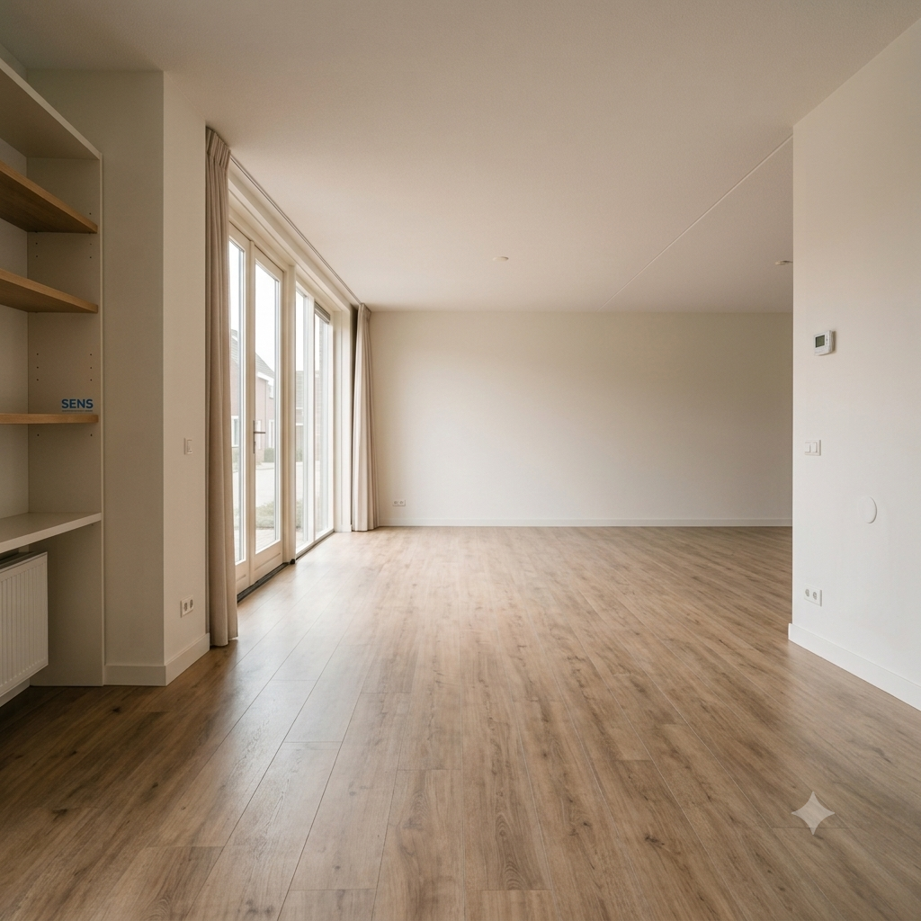 Bezemschoon opgeleverde woning na woningontruiming